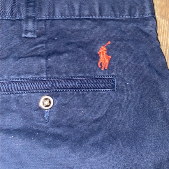 Ralph Lauren Navy pleated dressy shorts size 44 - Picture 4 of 4